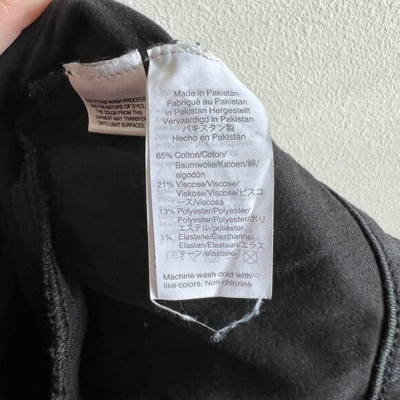 J. Crew Mercantile Black Skinny Jeans Women's 29 High Rise Stretch Denim Casual - Picture 6 of 7